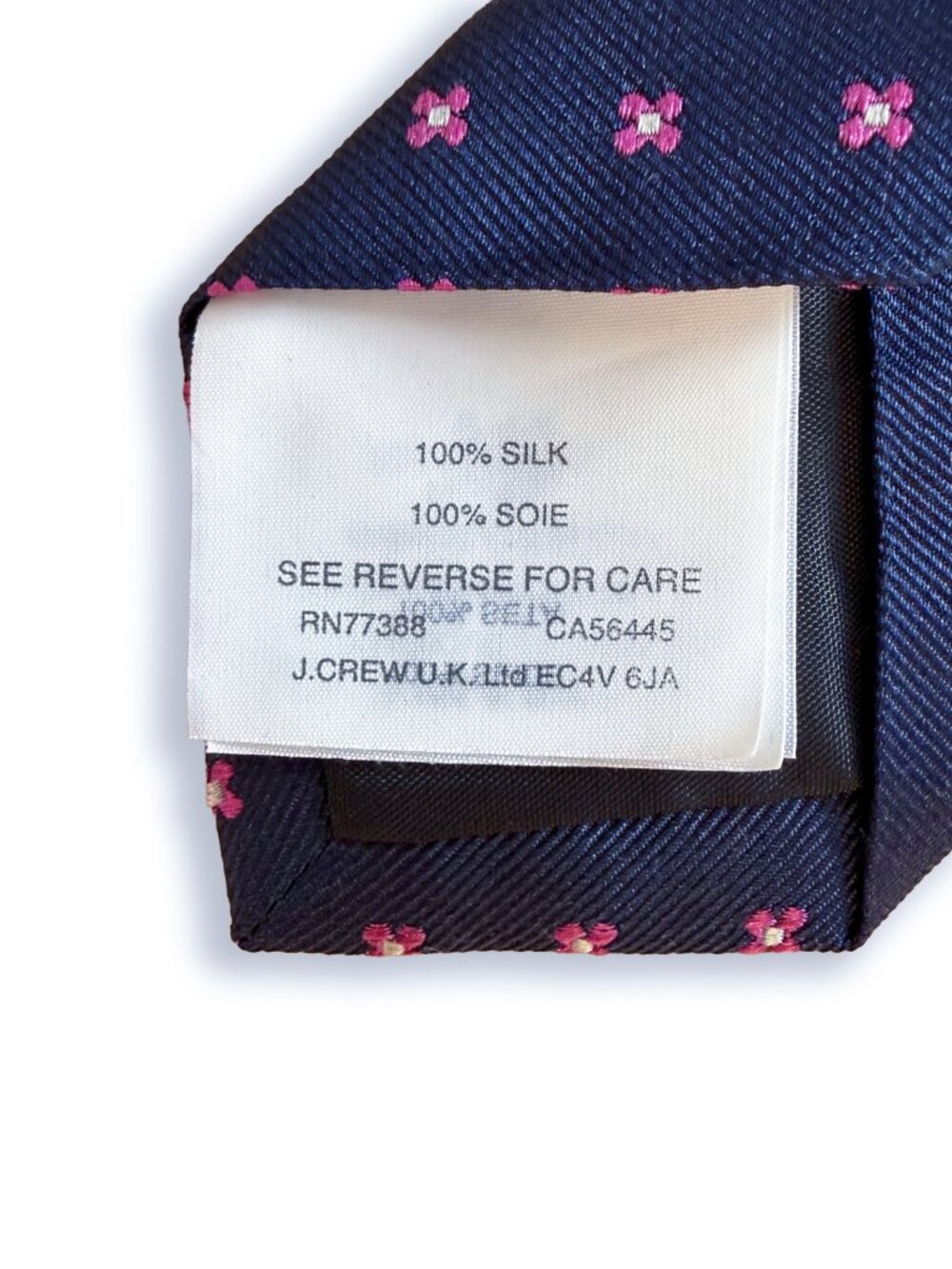 J.Crew Crewcuts Kids 100% Silk Tie Size 2-7 - Picture 4 of 5